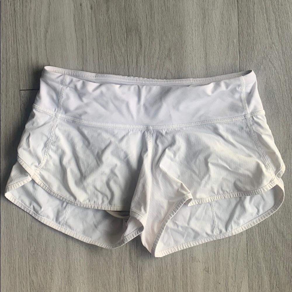 White Lululemon Shorts